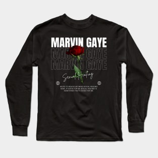 Marvin Gaye // Flower Long Sleeve T-Shirt